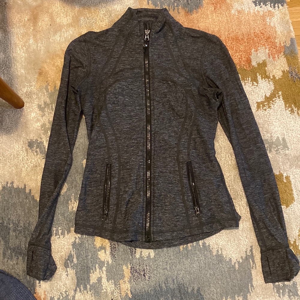 Lululemon heather grey lightweight jacket